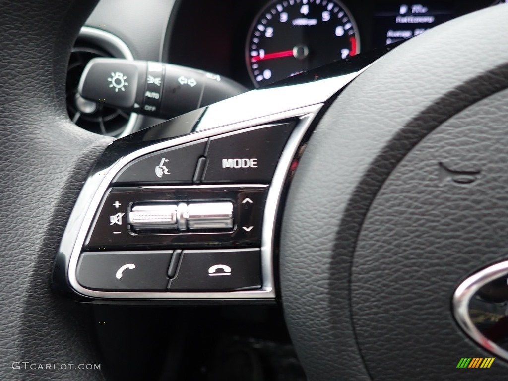 2021 Kia Forte LXS Black Steering Wheel Photo #139994576