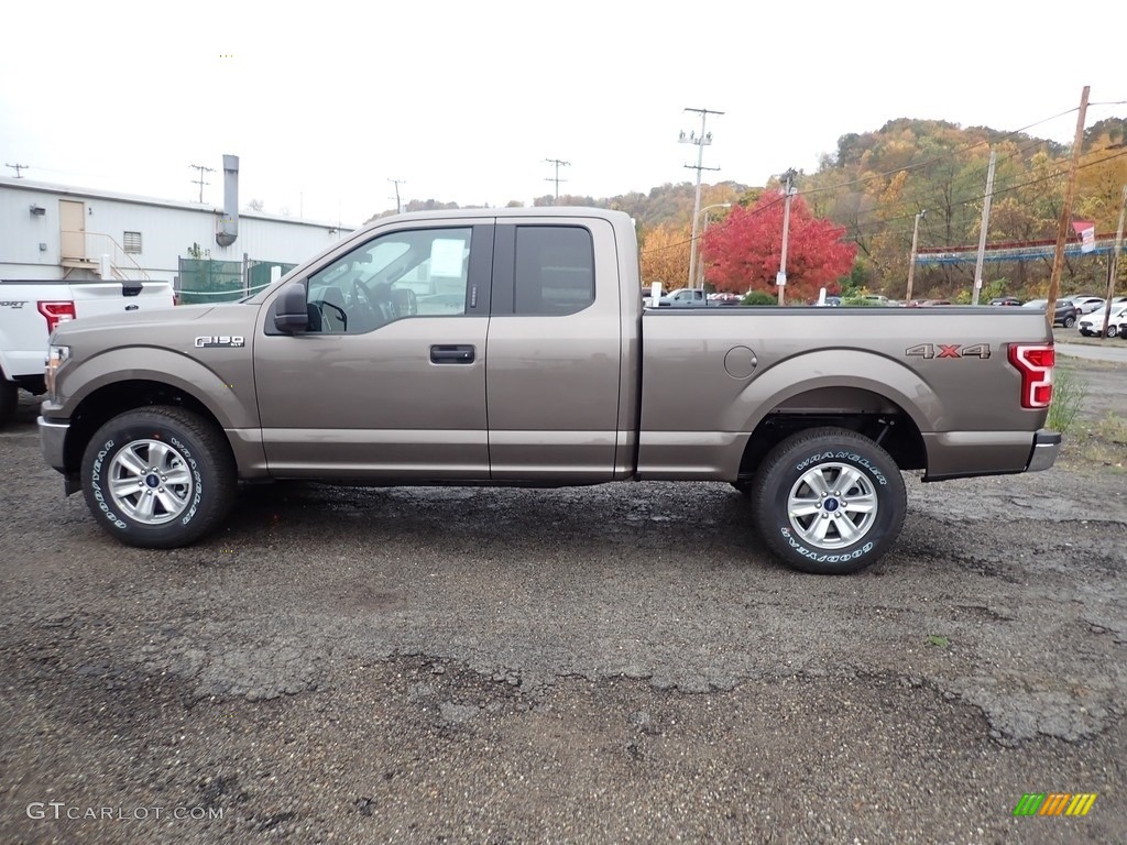 2020 F150 XLT SuperCab 4x4 - Stone Gray / Medium Earth Gray photo #6