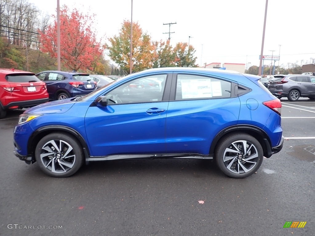 Aegean Blue Metallic 2020 Honda HR-V Sport AWD Exterior Photo #139996048