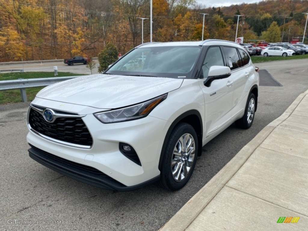 2021 Highlander Hybrid Limited AWD - Blizzard White Pearl / Graphite photo #17