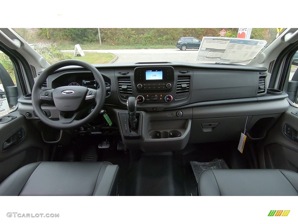 Dark Palazzo Grey Interior 2020 Ford Transit Passenger Wagon XL 350 HR Extended Photo #139996966