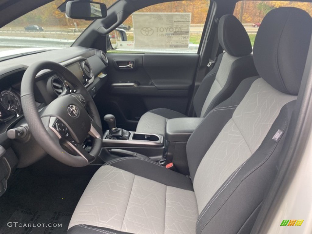2021 Tacoma TRD Sport Double Cab 4x4 - Wind Chill Pearl / TRD Cement/Black photo #4
