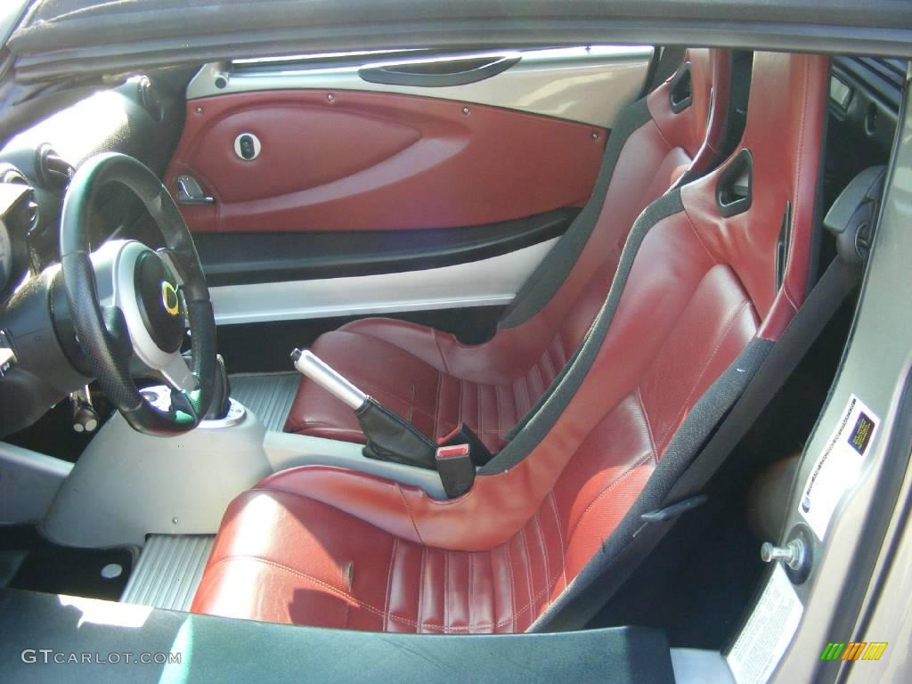 Red Interior 2005 Lotus Elise Standard Elise Model Photo #13999722