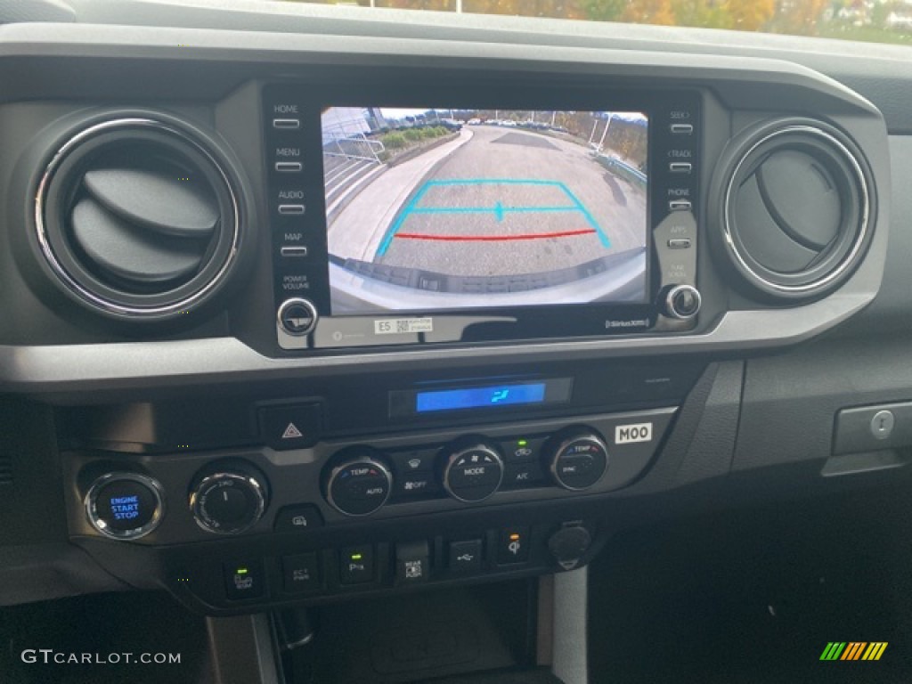 2021 Tacoma TRD Sport Double Cab 4x4 - Wind Chill Pearl / TRD Cement/Black photo #8