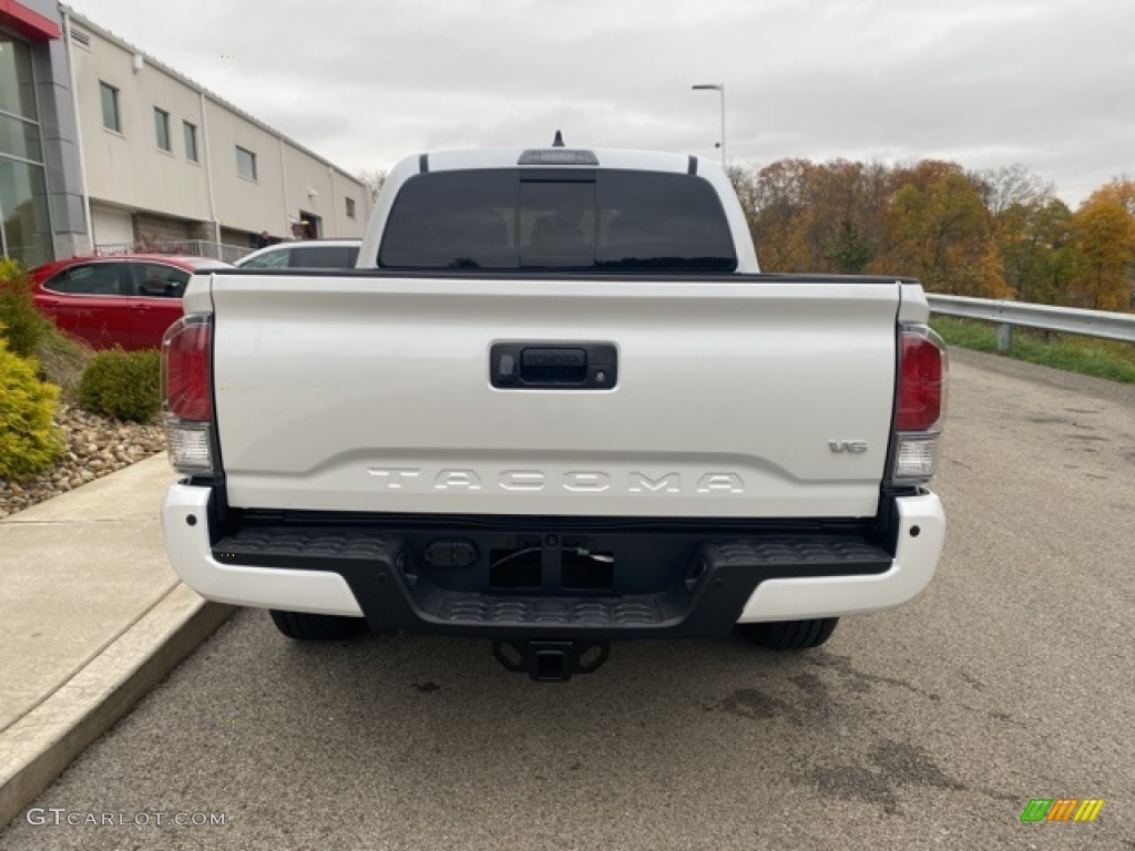2021 Tacoma TRD Sport Double Cab 4x4 - Wind Chill Pearl / TRD Cement/Black photo #12