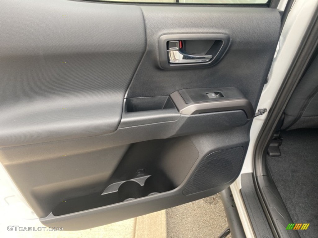 2021 Tacoma TRD Sport Double Cab 4x4 - Wind Chill Pearl / TRD Cement/Black photo #21