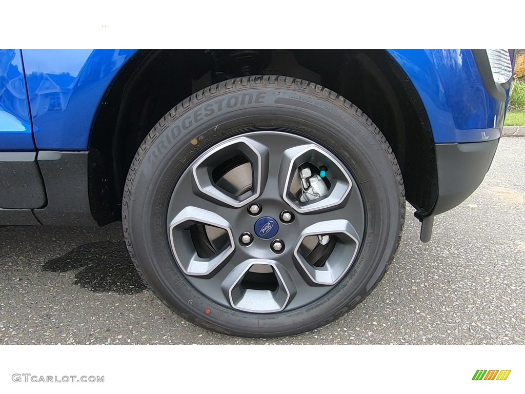 2020 EcoSport S 4WD - Lightning Blue Metallic / Medium Light Stone photo #25