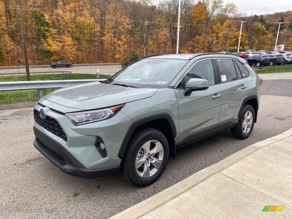 Lunar Rock 2021 Toyota RAV4 XLE AWD Hybrid Exterior Photo #139997849