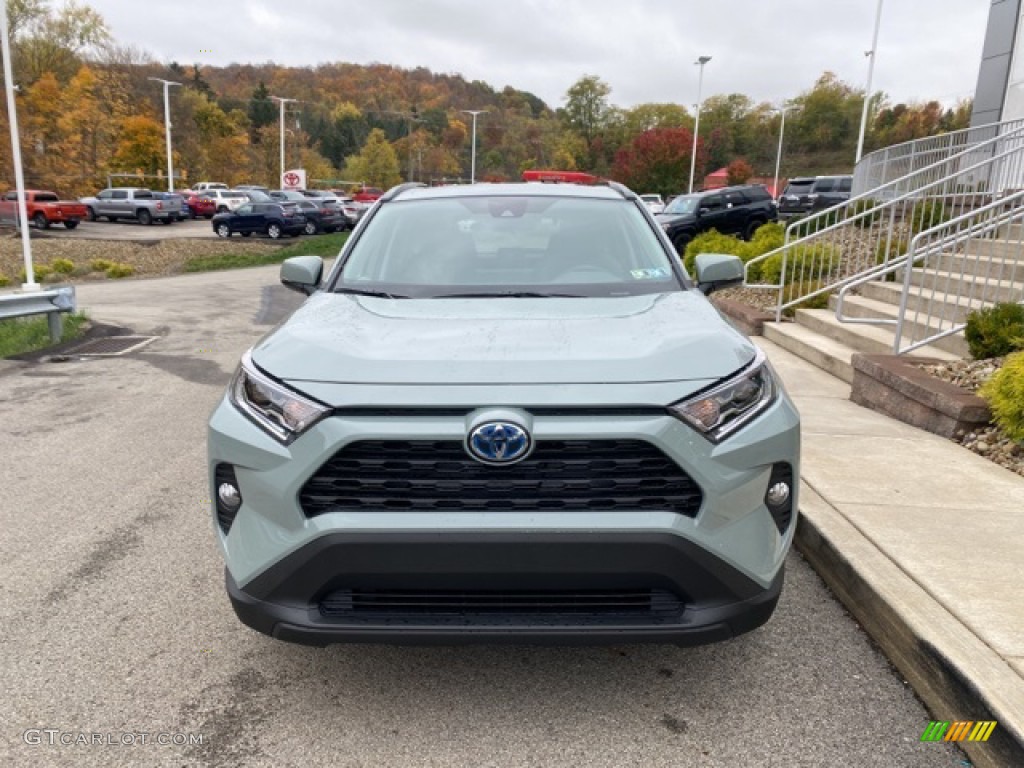 2021 RAV4 XLE AWD Hybrid - Lunar Rock / Light Gray photo #10