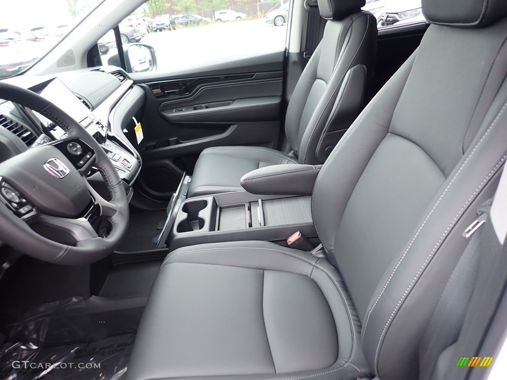 Black Interior 2021 Honda Odyssey Touring Photo #139998116