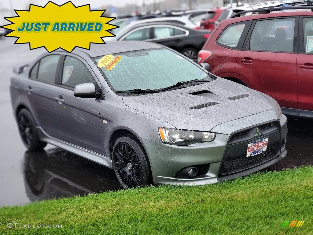 2012 Lancer RALLIART AWD - Mercury Gray / Black photo #1