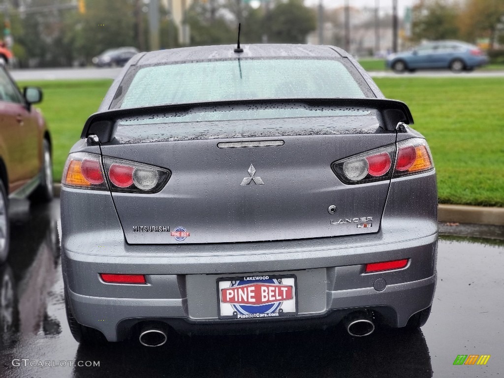 2012 Lancer RALLIART AWD - Mercury Gray / Black photo #3
