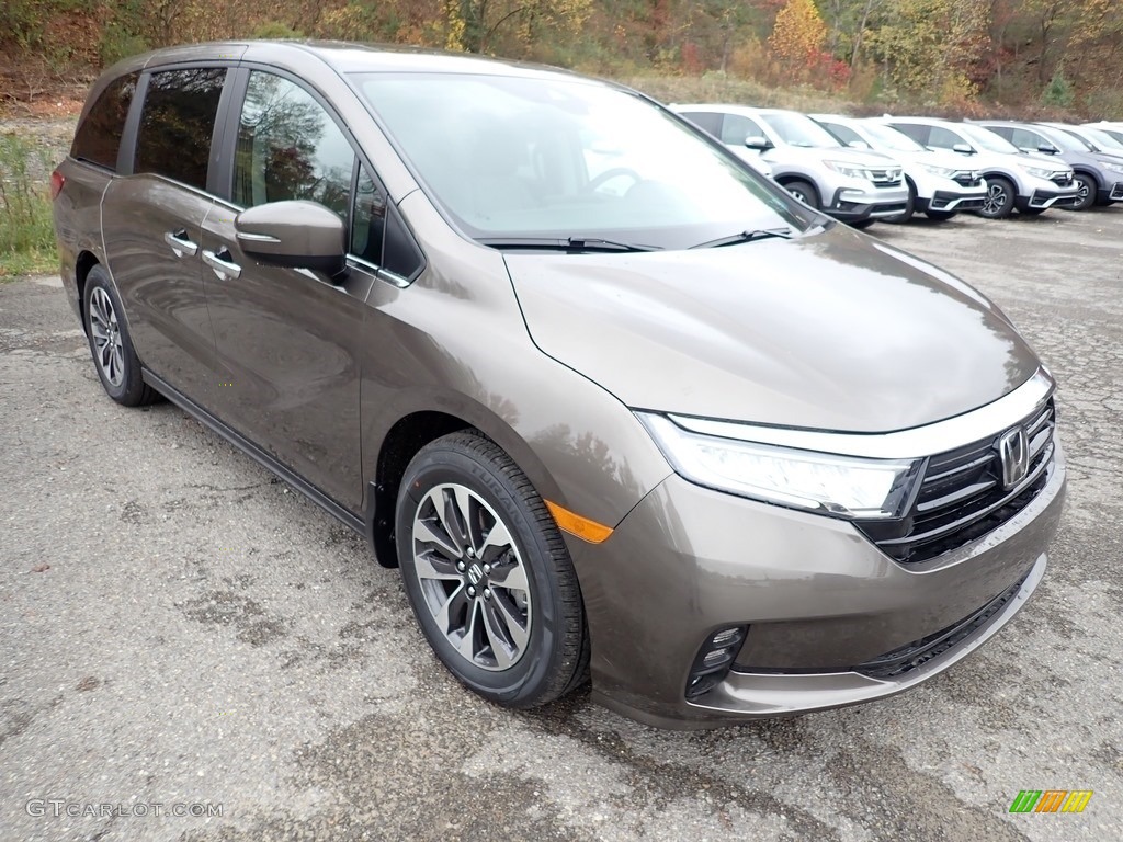 Pacific Pewter Metallic 2021 Honda Odyssey EX-L Exterior Photo #139998779