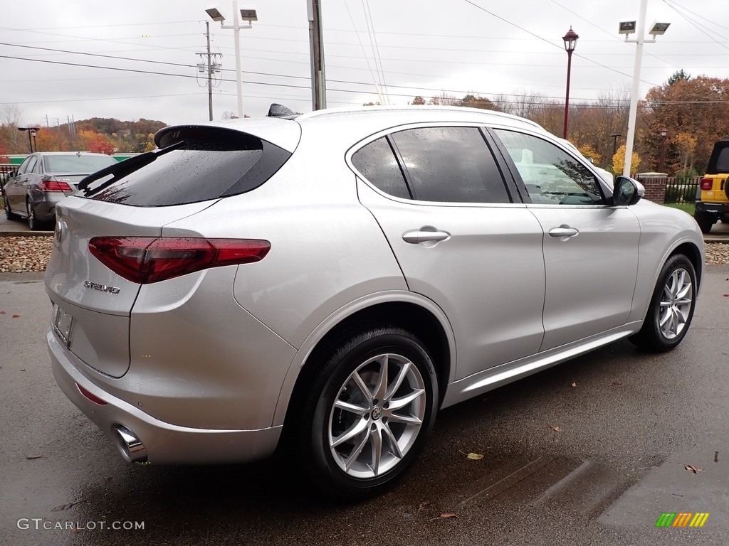 2020 Stelvio TI Lusso AWD - Silverstone Gray Metallic / Crema photo #5