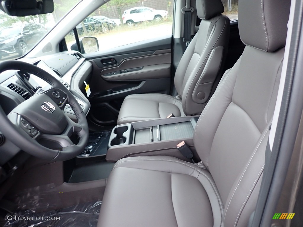 Mocha Interior 2021 Honda Odyssey EX-L Photo #139998827