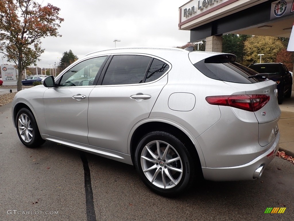 2020 Stelvio TI Lusso AWD - Silverstone Gray Metallic / Crema photo #8