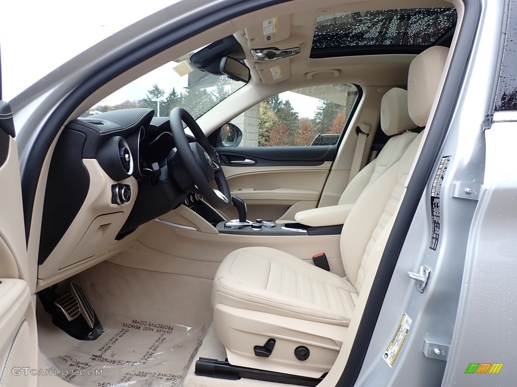 Crema Interior 2020 Alfa Romeo Stelvio TI Lusso AWD Photo #139998974