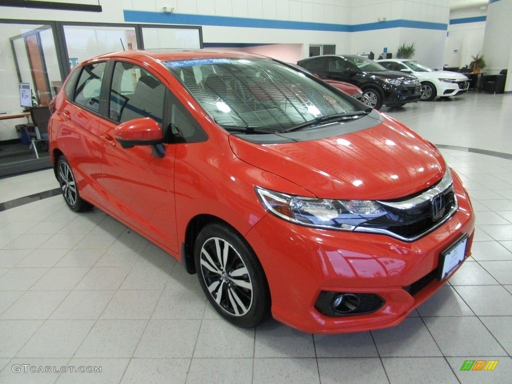 Orange Fury 2018 Honda Fit EX-L Exterior Photo #139999831