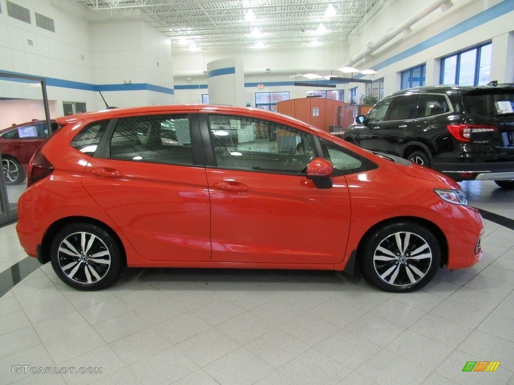 Orange Fury 2018 Honda Fit EX-L Exterior Photo #139999850