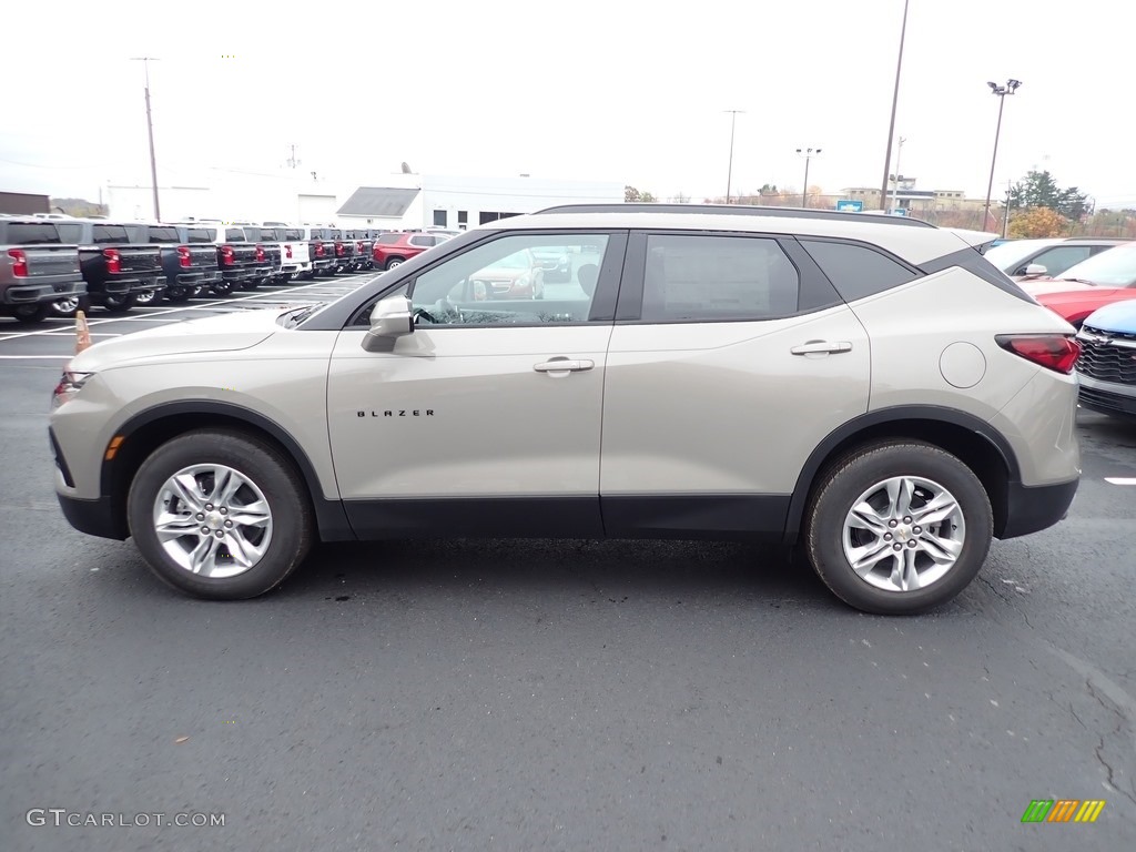 Pewter Metallic 2021 Chevrolet Blazer LT AWD Exterior Photo #140000108