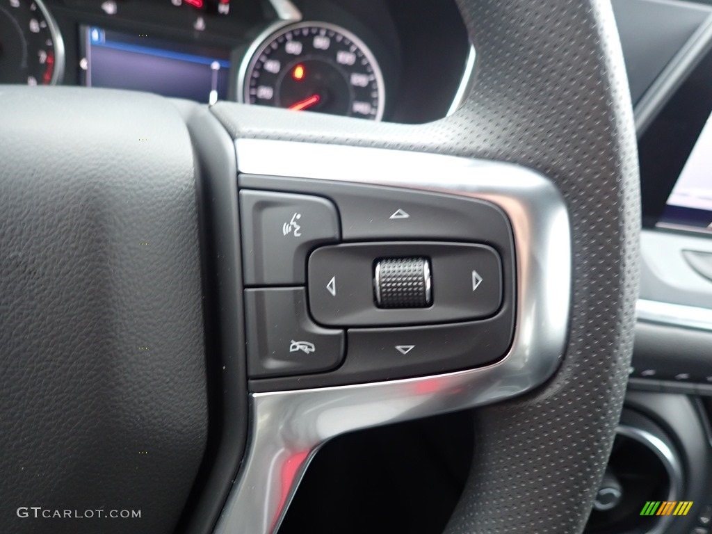 2021 Chevrolet Blazer LT AWD Jet Black Steering Wheel Photo #140000420