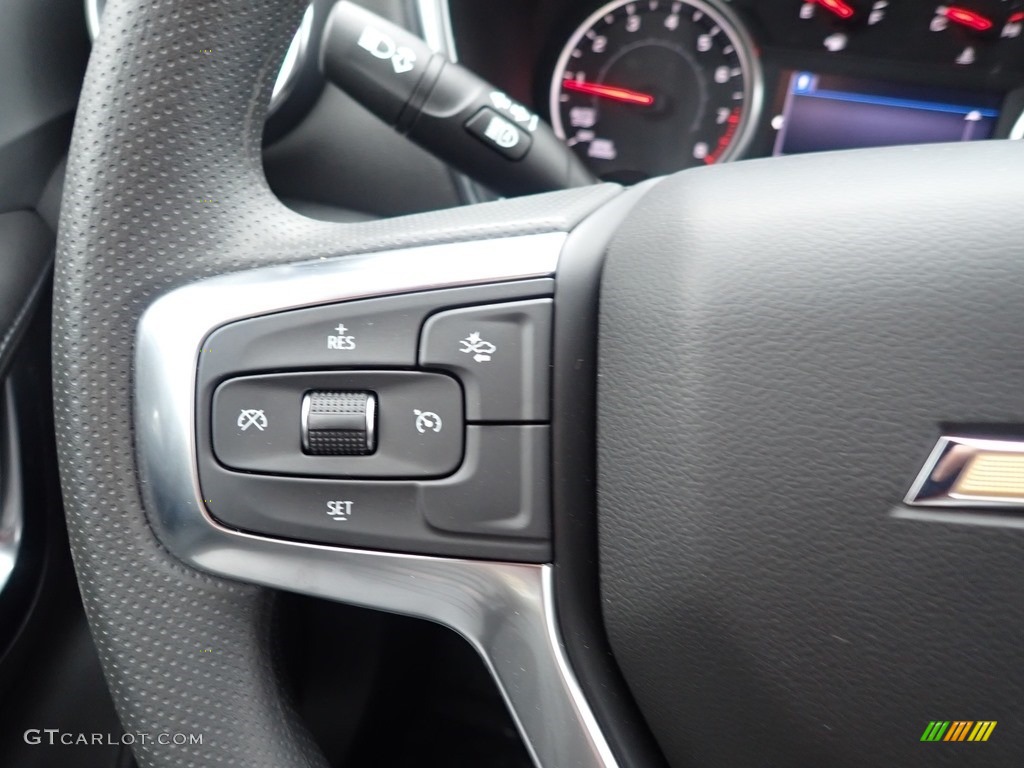 2021 Chevrolet Blazer LT AWD Jet Black Steering Wheel Photo #140000438