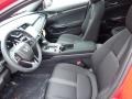 Black 2021 Honda Civic EX Hatchback Interior Color