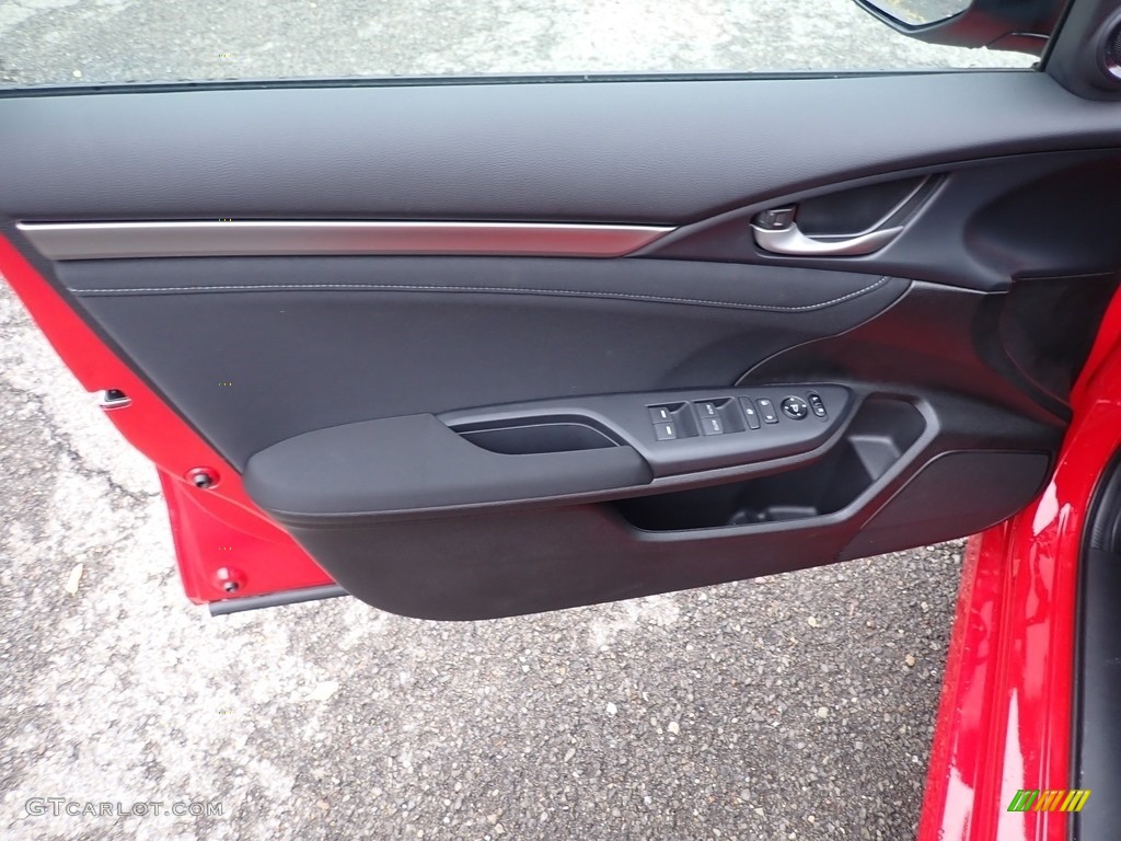 2021 Honda Civic EX Hatchback Black Door Panel Photo #140000819