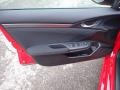 Black 2021 Honda Civic EX Hatchback Door Panel