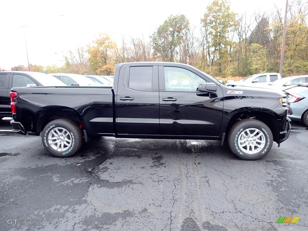 Black 2021 Chevrolet Silverado 1500 RST Double Cab 4x4 Exterior Photo #140001029