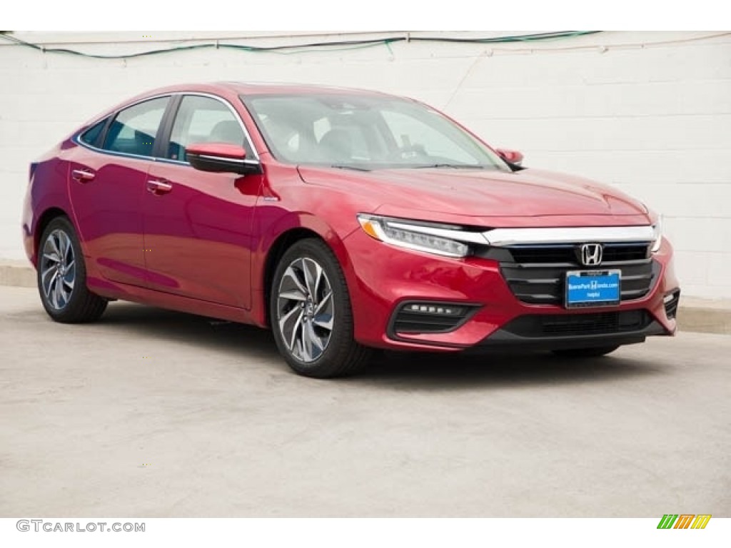 Radiant Red Metallic 2021 Honda Insight Touring Exterior Photo #140001656
