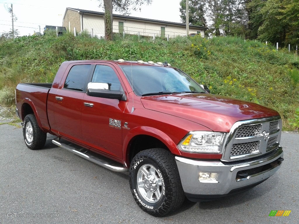 Deep Cherry Red Pearl 2013 Ram 2500 Laramie Mega Cab 4x4 Exterior Photo #140002001