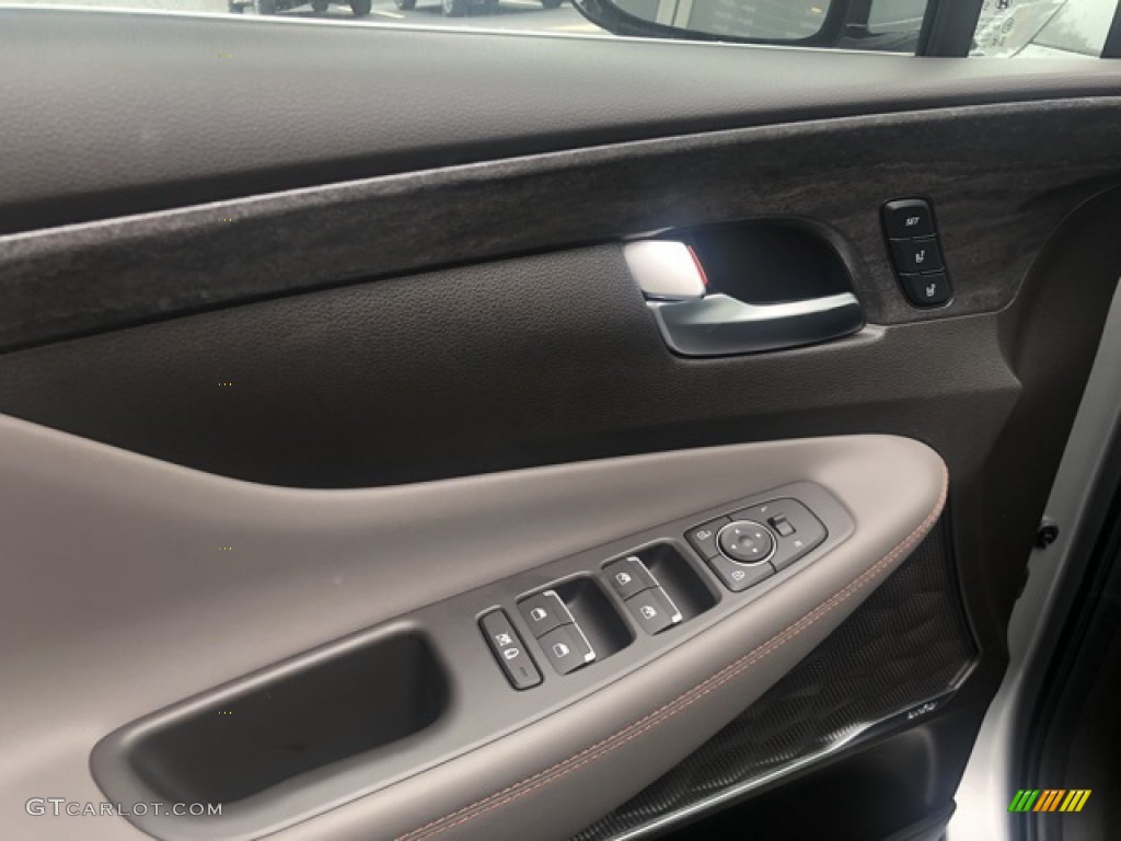 2020 Santa Fe Limited AWD - Shimmering Silver Pearl / Espresso/Gray photo #8