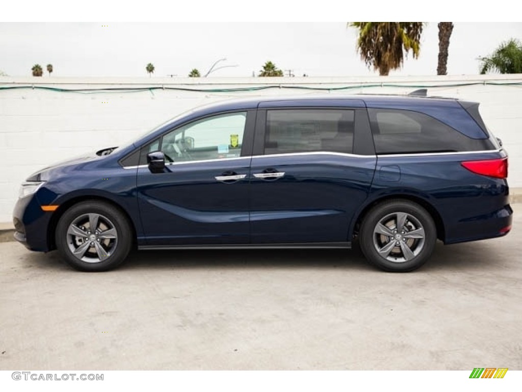 Obsidian Blue Pearl 2021 Honda Odyssey EX Exterior Photo #140002901