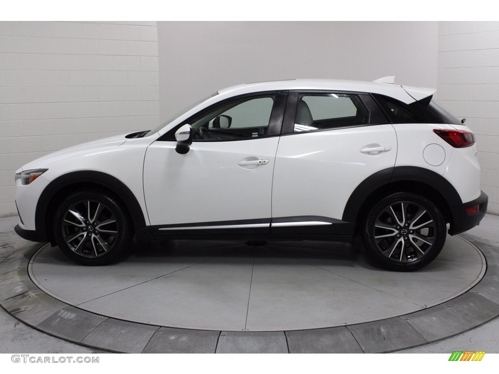 Crystal White Pearl 2016 Mazda CX-3 Grand Touring Exterior Photo #140003549