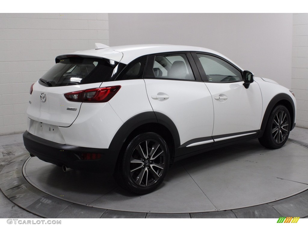 Crystal White Pearl 2016 Mazda CX-3 Grand Touring Exterior Photo #140003630
