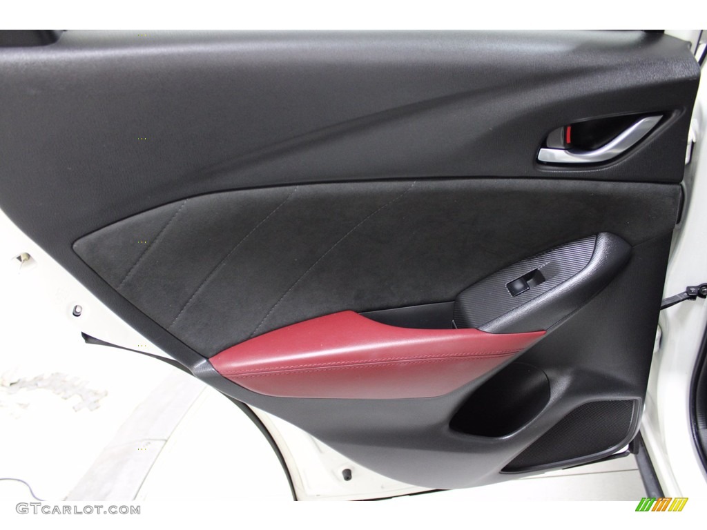 2016 Mazda CX-3 Grand Touring Black/Parchment Door Panel Photo #140003867