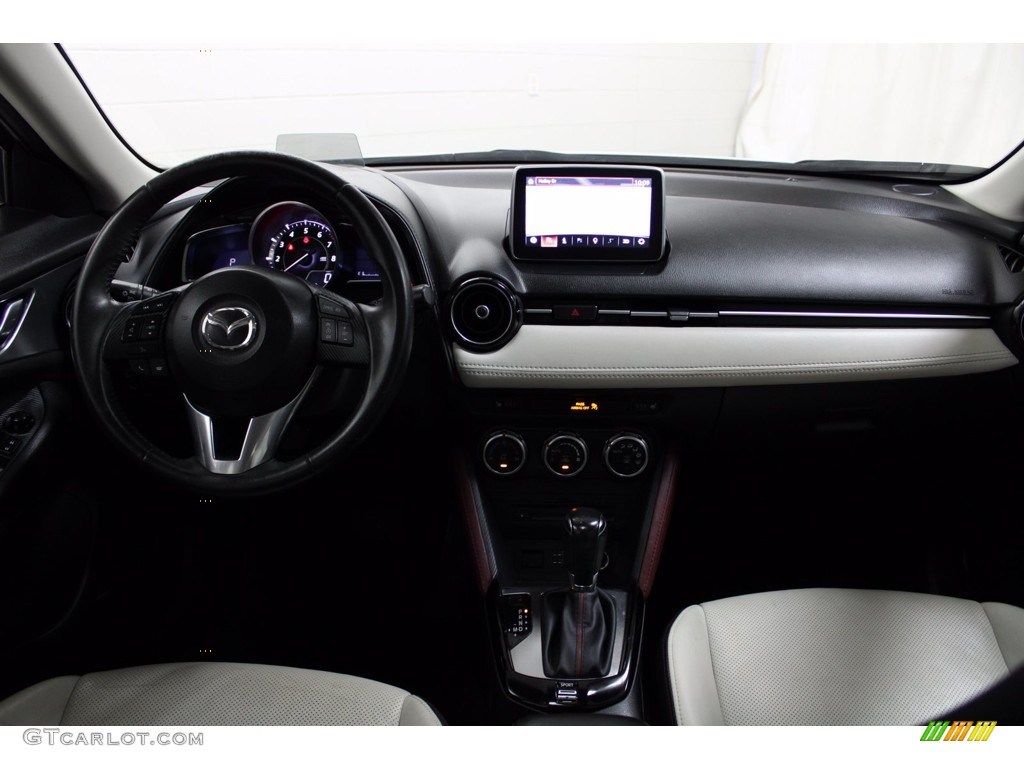 2016 Mazda CX-3 Grand Touring Black/Parchment Dashboard Photo #140003891