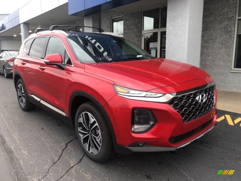 2020 Calypso Red Hyundai Santa Fe Limited 2.0 AWD 139991430 Photo 10