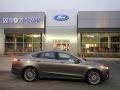2014 Sterling Gray Ford Fusion Titanium AWD  photo #1