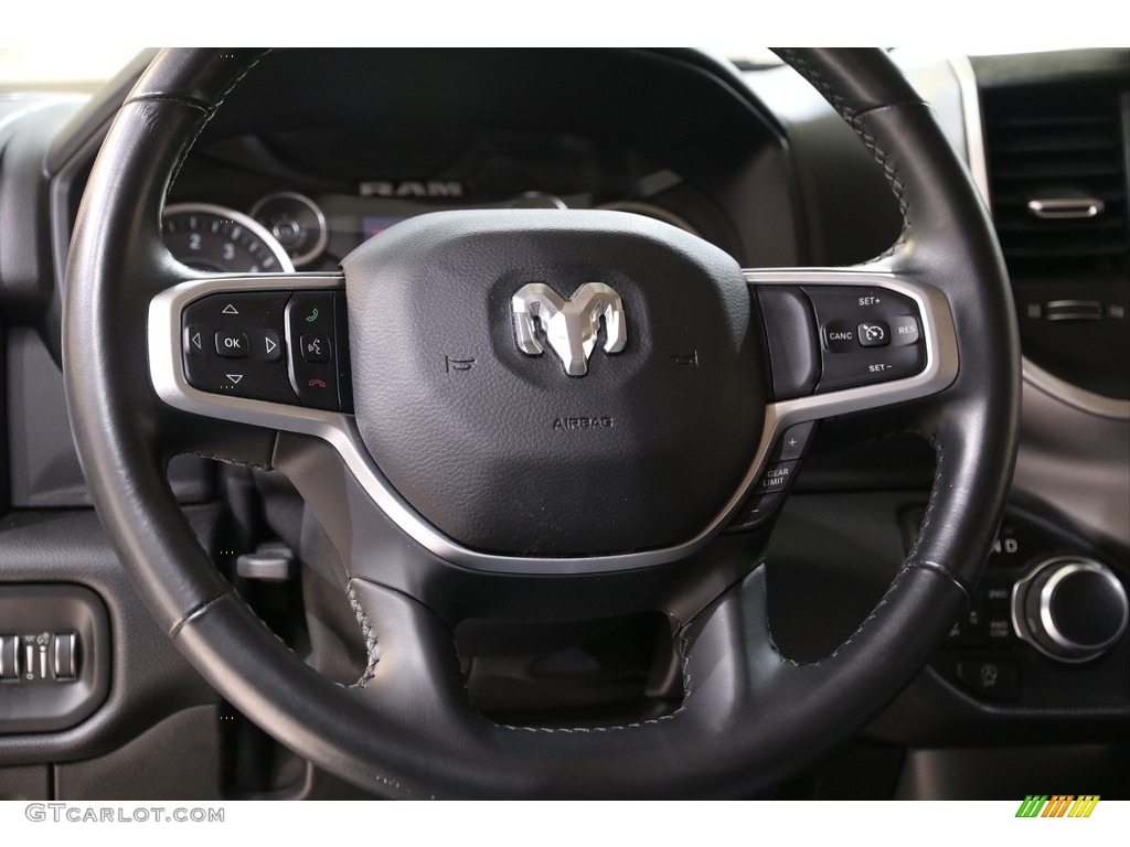 2019 1500 Big Horn Crew Cab 4x4 - Maximum Steel Metallic / Black/Diesel Gray photo #7