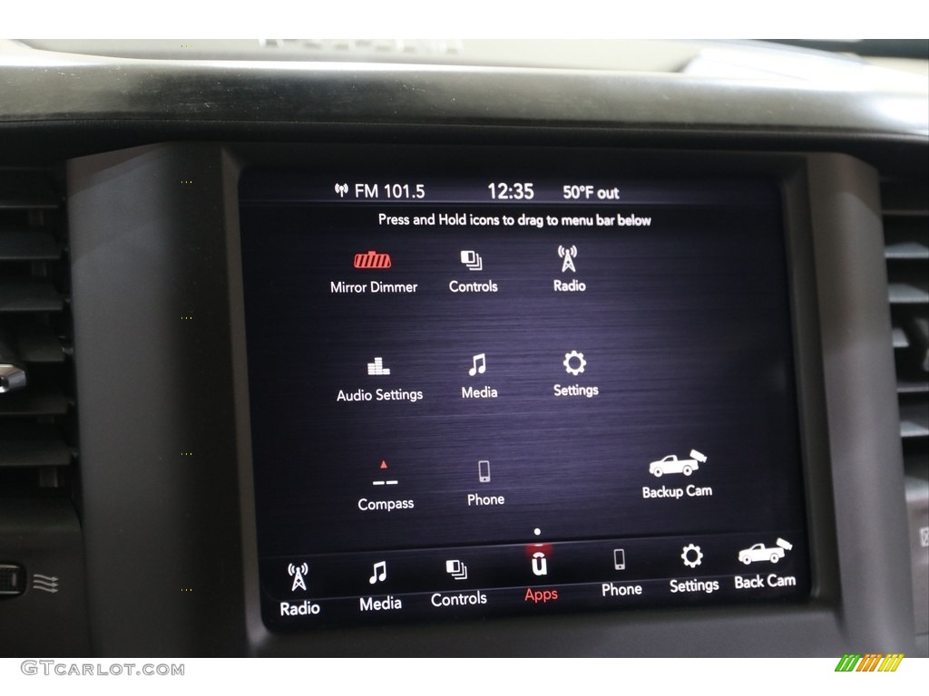 2019 1500 Big Horn Crew Cab 4x4 - Maximum Steel Metallic / Black/Diesel Gray photo #12