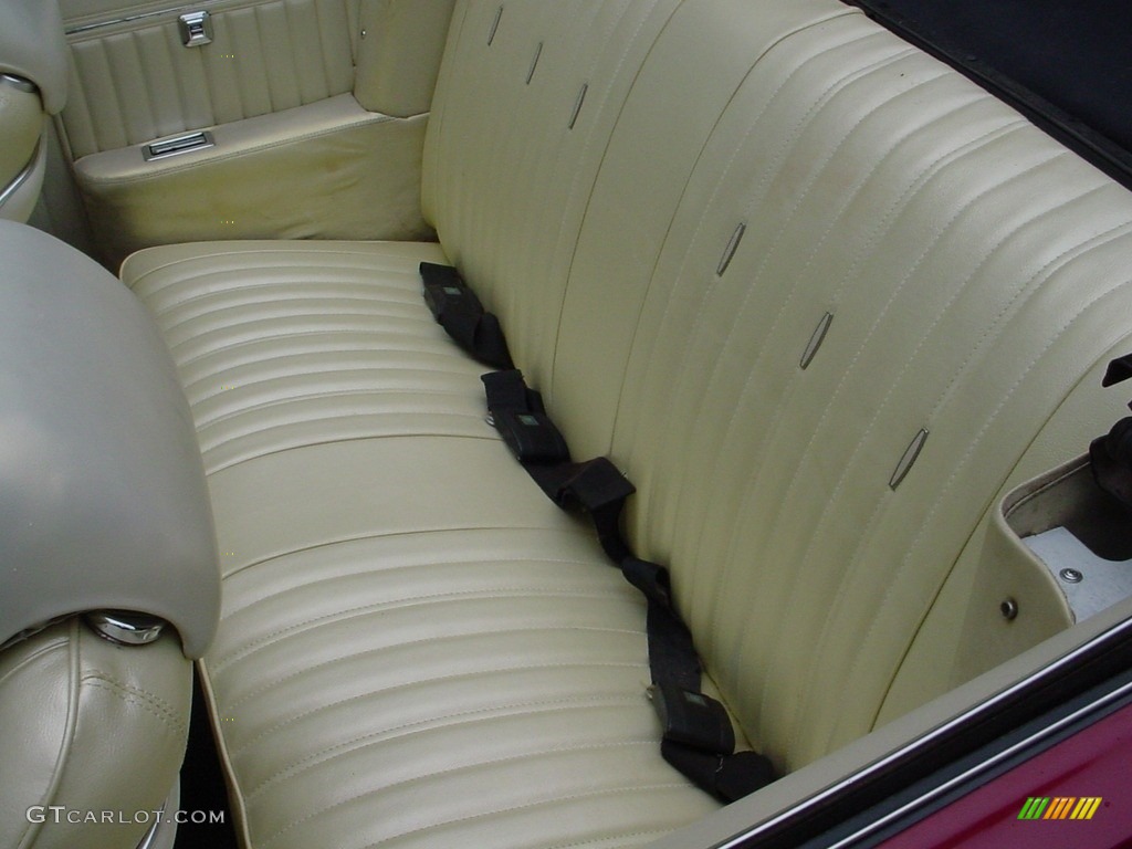1969 Chevrolet Impala SS Convertible Rear Seat Photo #140005606