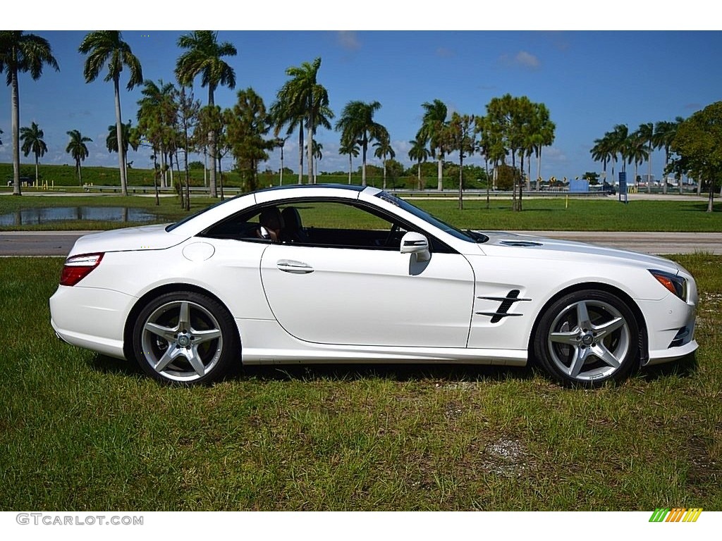 Polar White 2014 Mercedes-Benz SL 550 Roadster Exterior Photo #140005841