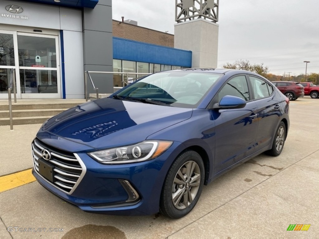 Lakeside Blue 2018 Hyundai Elantra Value Edition Exterior Photo #140006050