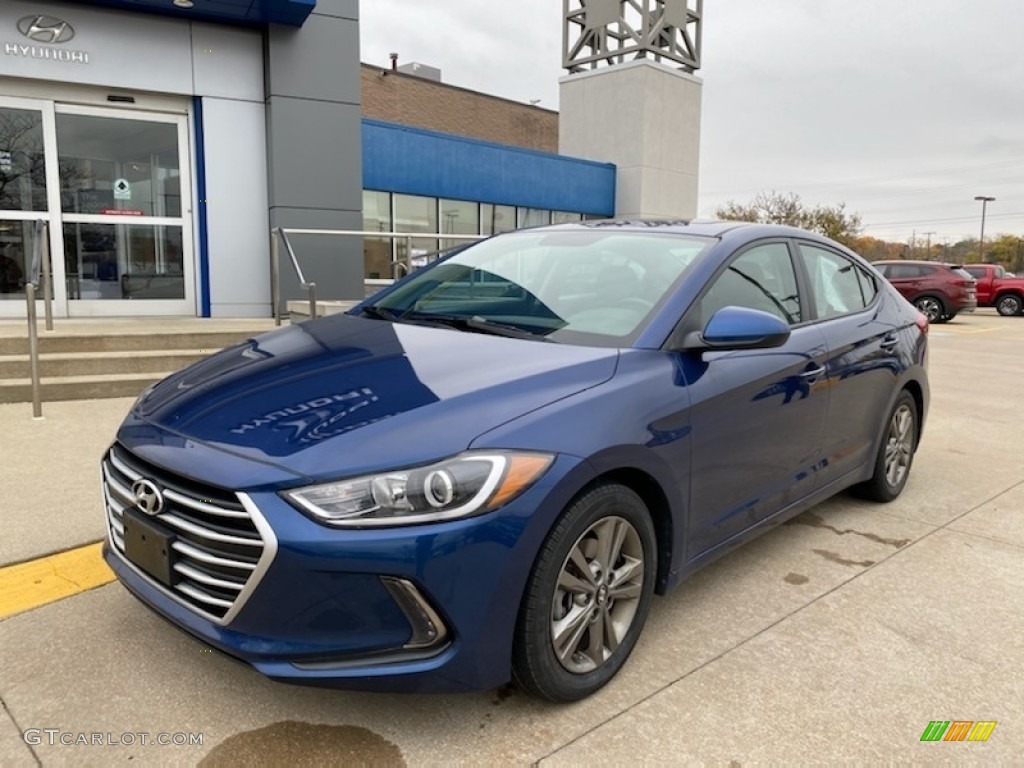 2018 Elantra Value Edition - Lakeside Blue / Gray photo #1