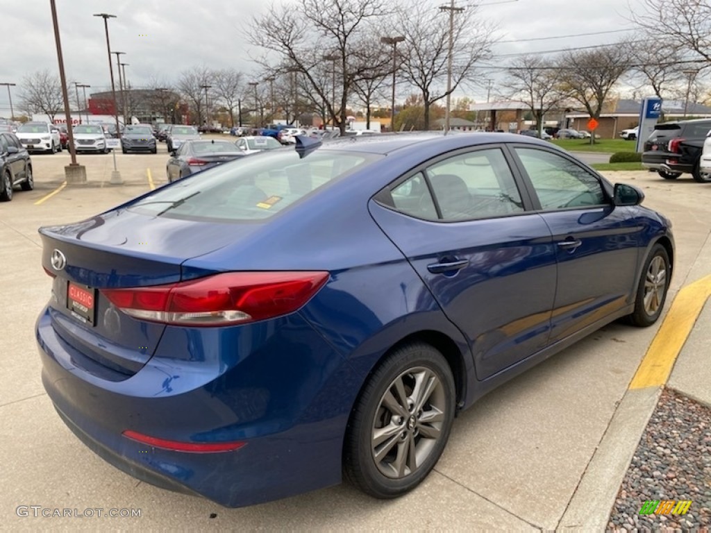 2018 Elantra Value Edition - Lakeside Blue / Gray photo #2
