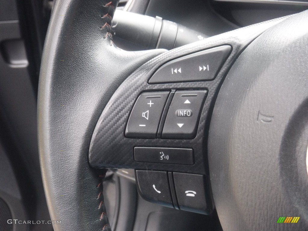2015 Mazda MAZDA3 i Touring 4 Door Black Steering Wheel Photo #140006869