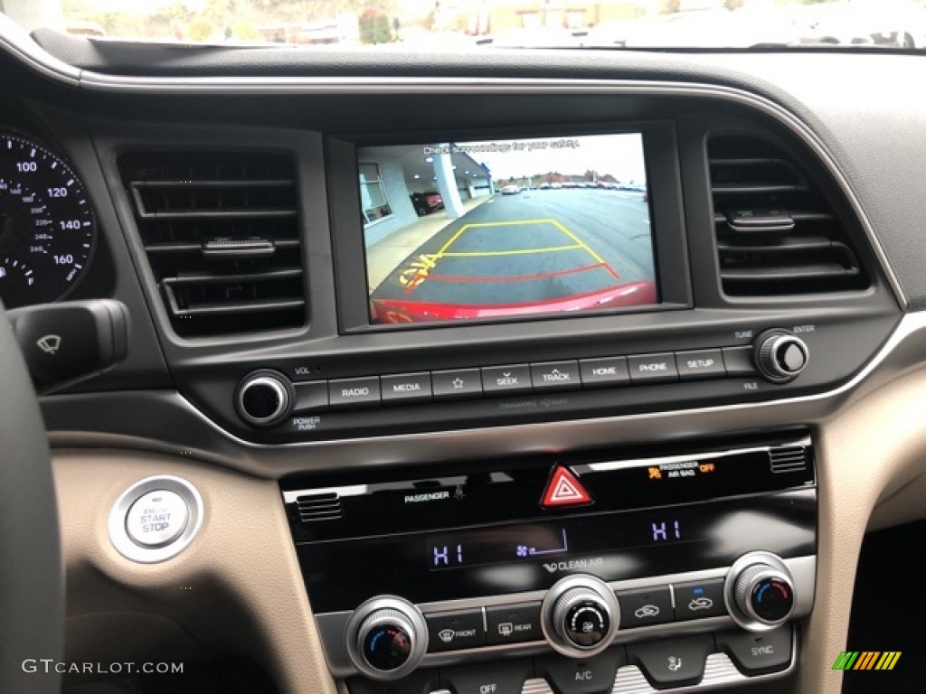 2020 Elantra Value Edition - Scarlet Red Pearl / Beige photo #16