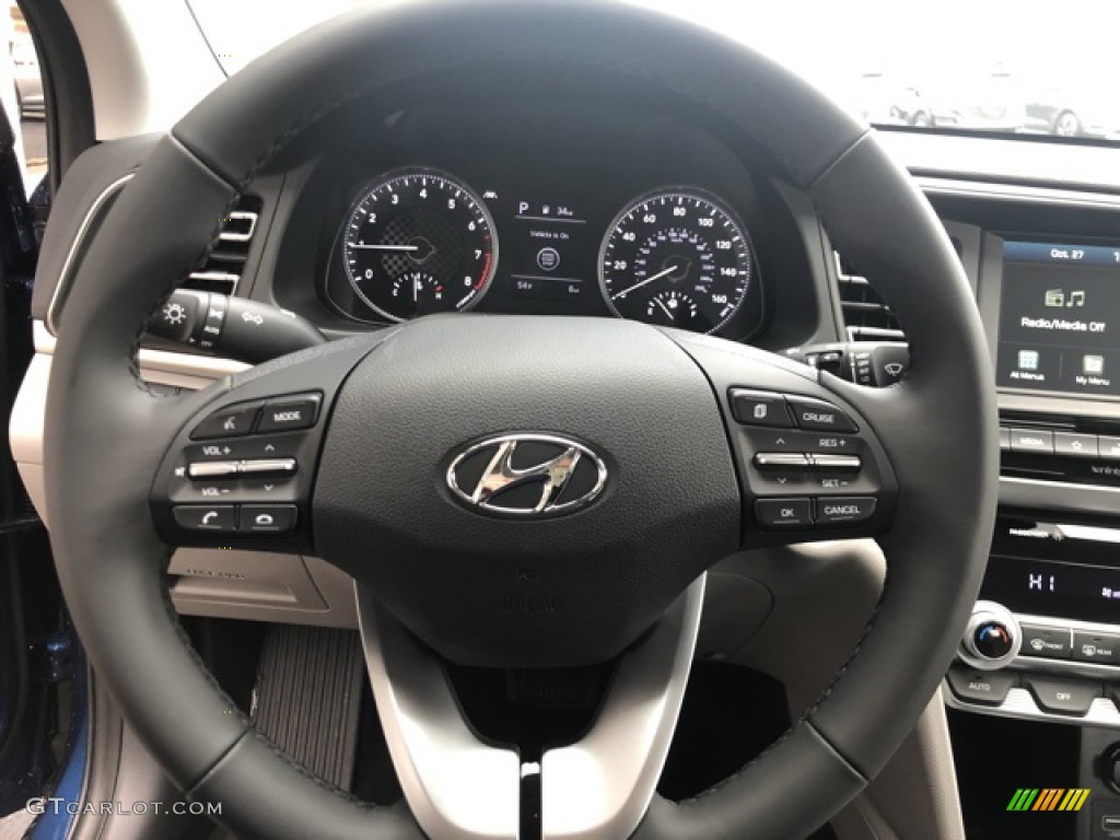 2020 Elantra Limited - Lakeside Blue / Gray photo #9
